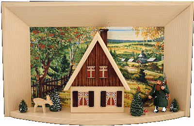 Wandbild mit F�rster